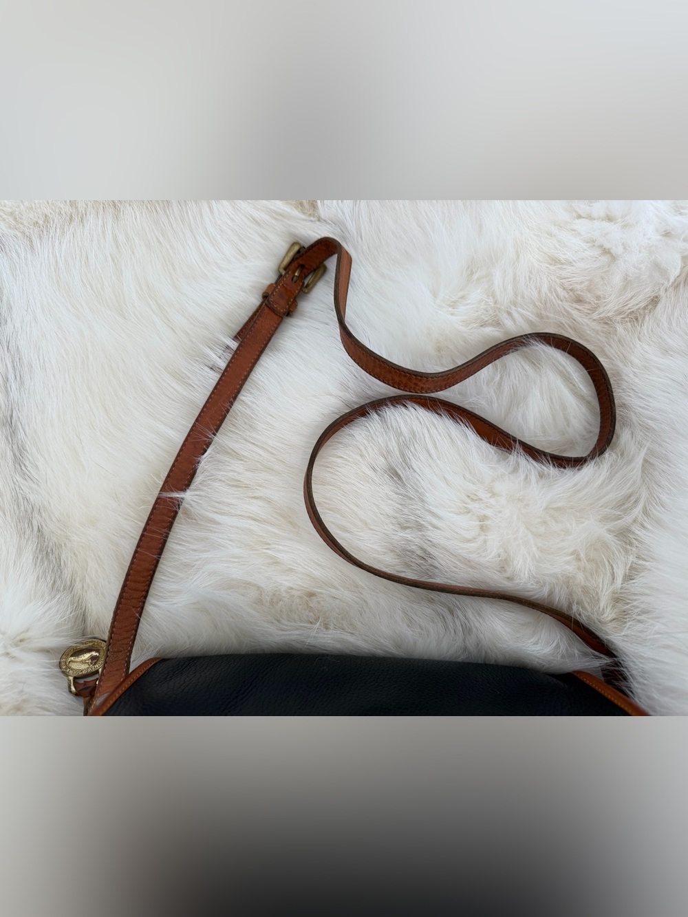 Authentic Vintage Dooney & Bourke All-Weather Leather (AWL) Crossbody Bag - Picture 13 of 16